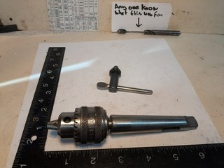 Rohm drill chuck 0.5 8mm 1MT morse taper shank 2MT sleeve ex RR engineer