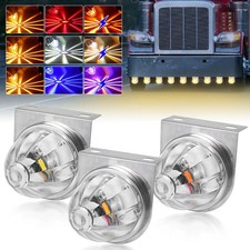 Luce stroboscopica laterale LED luce anguria doppio colore con staffa camion rimorchio 12/24V