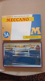 MECCANO BOITE N°5A SOUS BLISTER d’époque 2 manuels 2 & 2A