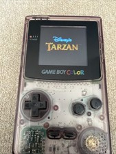 Nintendo Game Boy Color GBC IPS Mod Atomic Purple Nice Condition