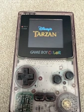 Nintendo Game Boy Color GBC IPS Mod Atomic Purple Nice Condition