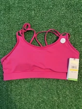 GAIAM Liv Strappy Wireless Sports Bra Floral Yoga Women’s Size Large Pullover