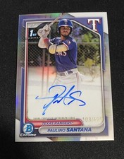 Paulino Santana Bowman Chrome 2024 Refractor /499 Auto
