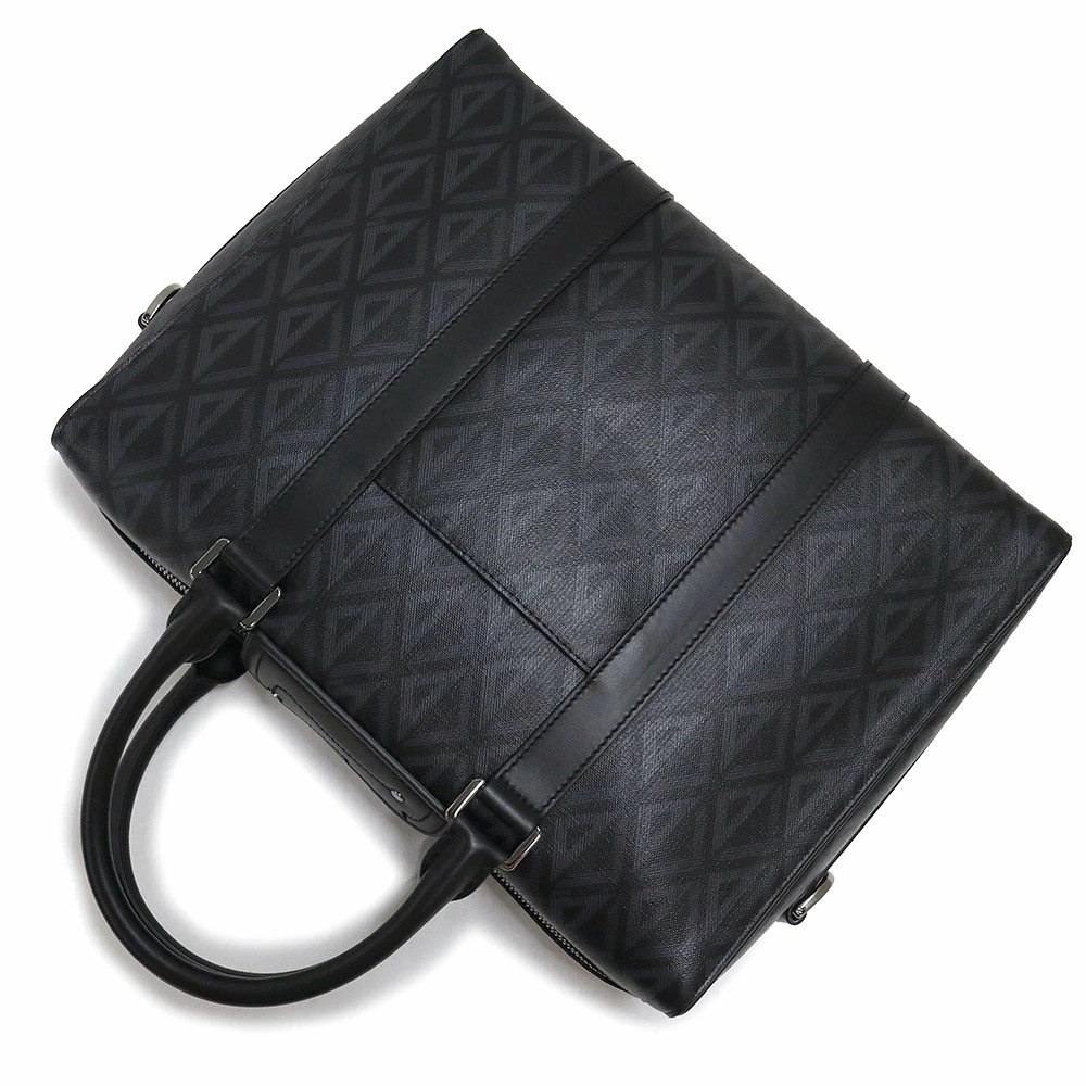 Christian Dior CD Diamond Lango 2way Shoulder Business Bag Briefcase Crossbody C image 5