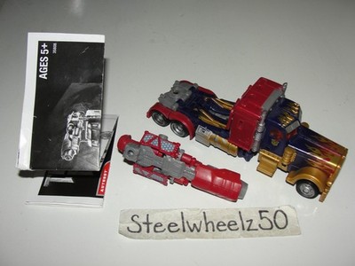 Transformers Dark Of Moon Lunarfire Optimus Prime Deluxe Figure COMPLETE 2011