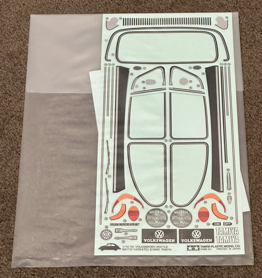 Tamiya Volkswagen Beetle Kit 58383 M04-L 1/10 Scale NEW NIB - Image 3 of 4