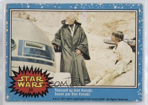 1977 OPC Star Wars #22 Rescued by Ben Kenobi