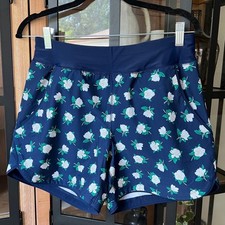 LAND  S END x Draper James floral magnolia navy Swim Shorts floral bathing suit