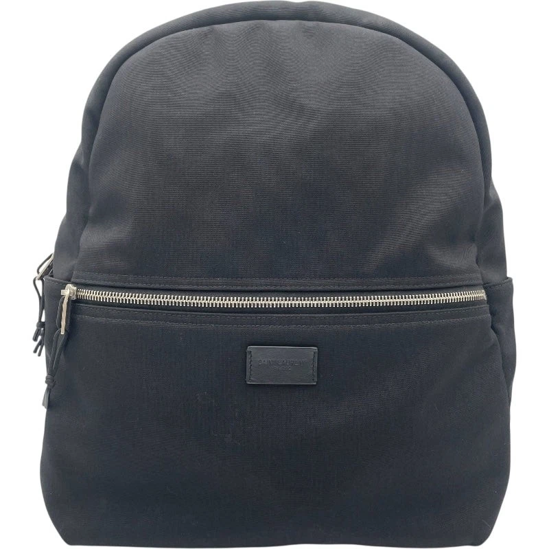 Saint Laurent — SAINT LAURENT Nux Backpack Black Nylon Backpack 609109 #OKB4250