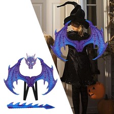 Dinosaur Wings Tail Favors Halloween Kids Dragon Costume for Stage Performance