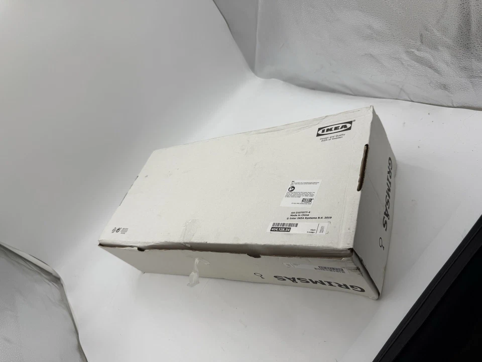 🌟Nuevo en Caja Abierta IKEA Grimsas 22" Blanco Floral Lámpara Colgante Luz 404.128.34🌟 Foto 3 de 4
