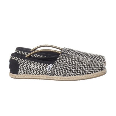 Toms, Espadrilles, Größe: 40 1/2, Schwarz/Weiß, Damen #eKC