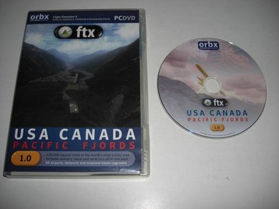 ORBX FTX USA CANADA PACIFIC FJORDS Pc Add-On Microsoft Flight Simulator X FSX