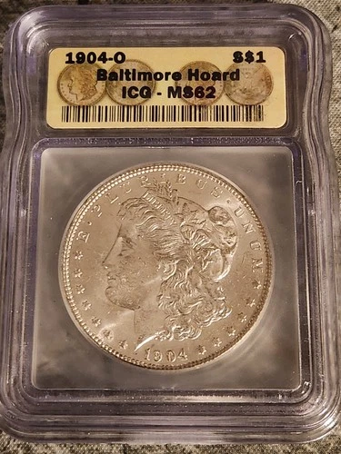 1904-O Morgan Dollar ICG MS62 (Baltimore Hoard) Proof-Like