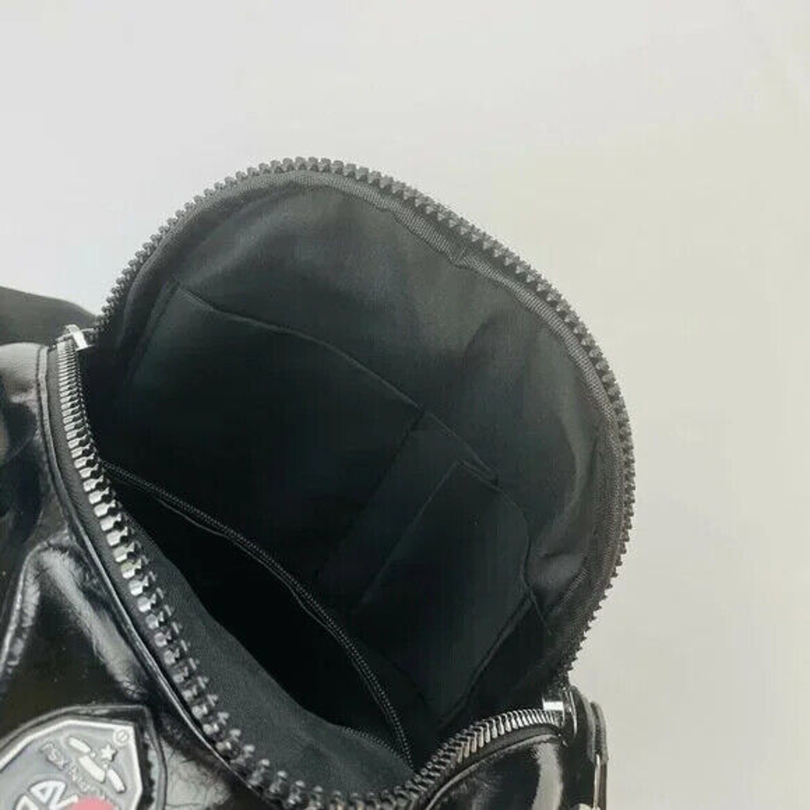 Multifunctional PU Leather Small Backpack - Black… - image 10