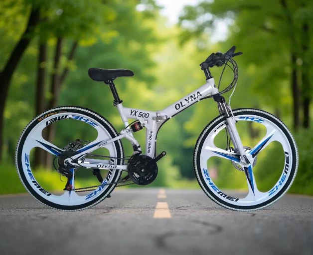 Vélo Bicyclette VTT Pliable 26 pouces Tout Terrain Balade pliante Cadeau Shimano - Photo 3/4