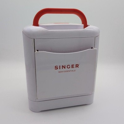 Singer Travel Case Sew Essentials Sewing Kit White Plastic Thread Pins Notions