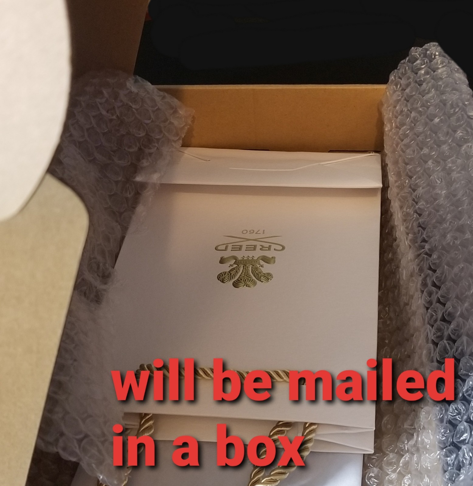 New Creed Paper Gift Bag 9"× 5  5/8"× 3"  NEW