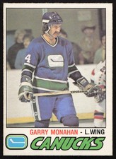 1977-78 O-Pee-Chee #341 Garry Monahan Vancouver Canucks NR-MINT PACK FRESH!