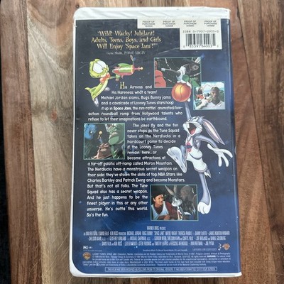 Space Jam Michael Jordan Basketball Movie 1996 VHS, Looney Tunes