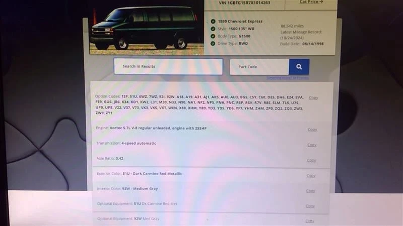 Radiator 6-262 With AC Fits 96-02 EXPRESS 1500 VAN 873317 Foto 3 de 4