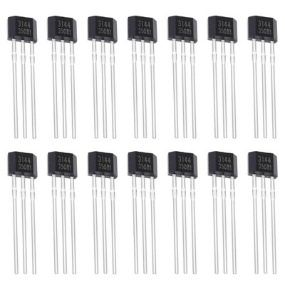 Hall Sensor A3144 20 Stück, 3-polig, zum Magnetdetektor, TO-92, unipolar