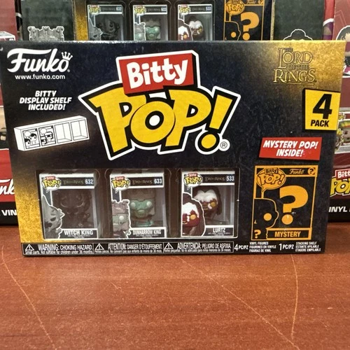 FUNKO BITTY POP!: Lord of the Rings - Witch King 4PK [New Toy] Vinyl Figure