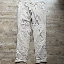 VERSACE COLLECTION PANTS TROUSERS BEIGE KHAKI SIZE 54 US 36x34