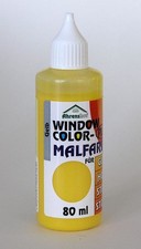 Farba okienna Ahrenshof Window Color Plus żółta 80 ml