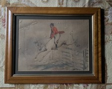 Basil Nachtigall Pferdesprung gerahmtes Gemälde