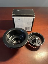 Signature Hardware 3 1/2" Strainer Basket SH171MB Matte Black READ