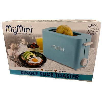Nostalgia MyMini Single Slice Bagel Toaster Extra Wide Slot Easy Clean New!