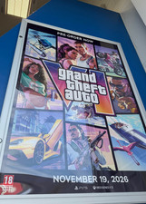 Grand Theft Auto 6 Poster GTA VI Nov 19 2026