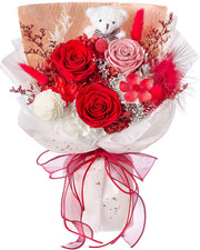 Forever Flower Bouquet Flowers for Delivery Prime Preserved Roses, Red