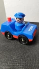 VTG Little People Fisher-Price Police Car And Policeman