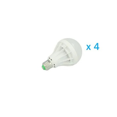 4 PCS LED lamps E27 matte globe ball G85 15W diameter 85mm cool white