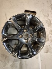 FORD FIESTA MK7 16 INCH ALLOY WHEEL 7 SPOKE TITANIUM BLACKNNO CRACKS NO DENTS