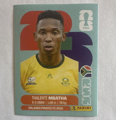 Panini FIFA World Cup 2026 Sticker Thalente Mbatha RSA12 Orlando Pirates FC