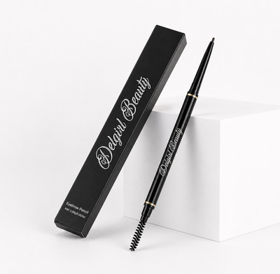 Wasserfester mikrofeiner Augenbrauenstift Vegan Brow Definer mit Spoolie 7 Farben