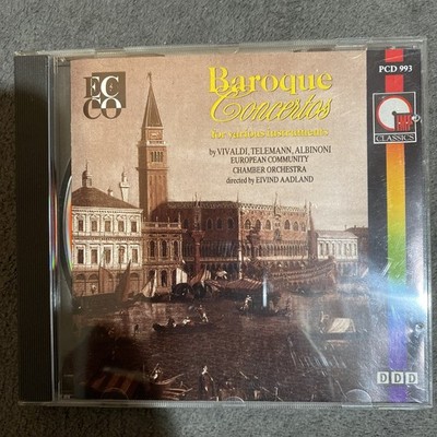 CD BAROQUE  CONCERTOS  E.C.C.O. Vivaldi Telemann Albinoni Aadland Klassik UK