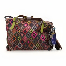 Amerileather Bailey Rainbow Patchwork Leather...