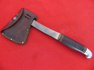 Western Boulder Colo pre 1977 hatchet axe & sheath