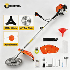 52CC 3 in 1 Petrol Strimmer Brush Cutter Grass Trimmer Garden Multi Tool 2500W