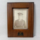 New ListingWW1 1916 Groningen Internment RNVR Naval Officer Photo Frame Dutch Royal Navy (M