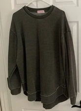 NEW BOUTIQUE DISCOUNT DIVA SWEATSHIRT WOMENS SIZE XL, GREY