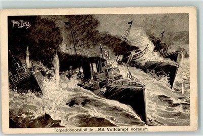 13908140 - Verlag F.E.D. Serie 491 sign. Thiele, Arthur Torpedobootsflottille