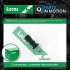 Oil Pressure Switch fits VAUXHALL CORSA B, C 1.0 1.2 1.4 96 to 06 Lucas 1252555