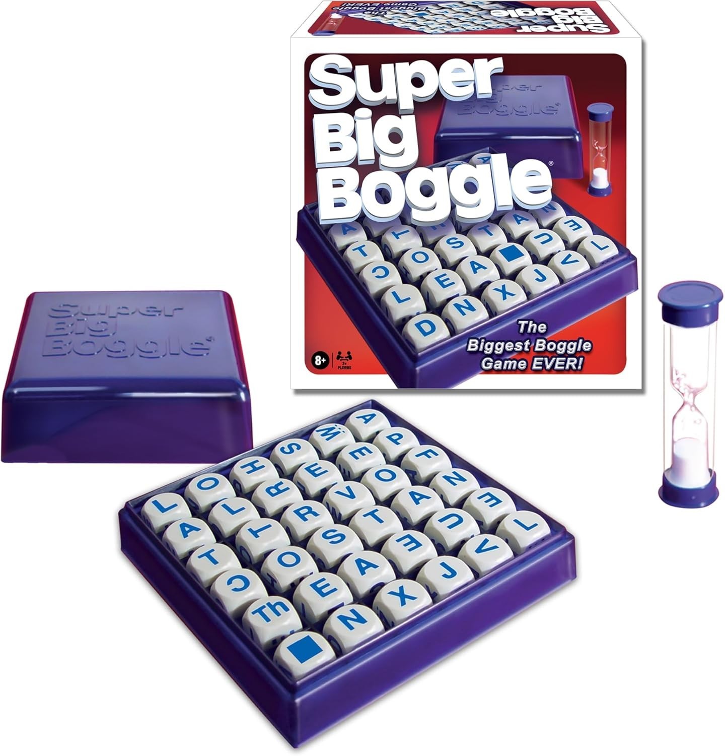 Super Big Boggle with 6X6 Grid and 36 Letter Cubes by Winning Moves Games USA, t