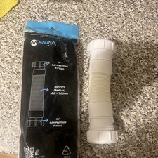 Flexible Waste Trap Pipe Coupling Connector Hose Tube For Basin Sinks 1/4" 32mm