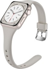 Soft Silicone Strap Compatible with Apple Watch Series 7 40mm 41mm